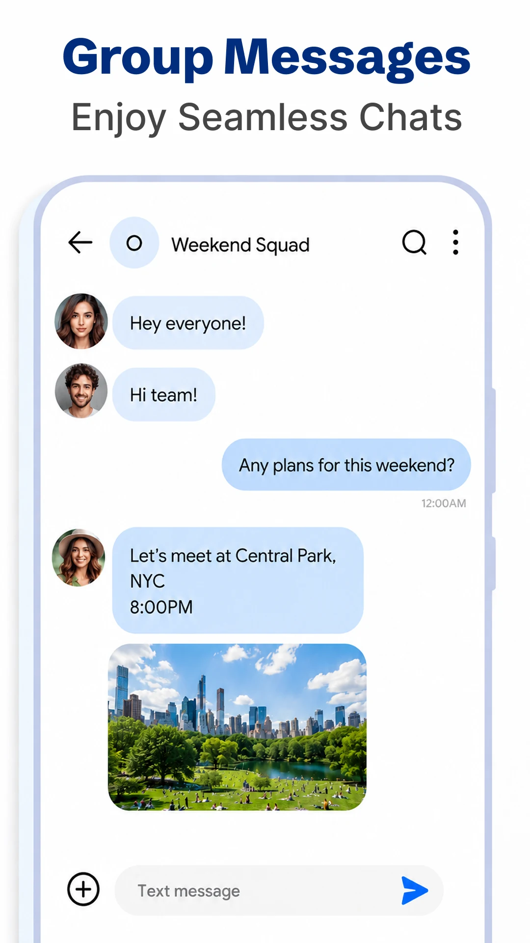 Messages: Text SMS Messenger screenshot