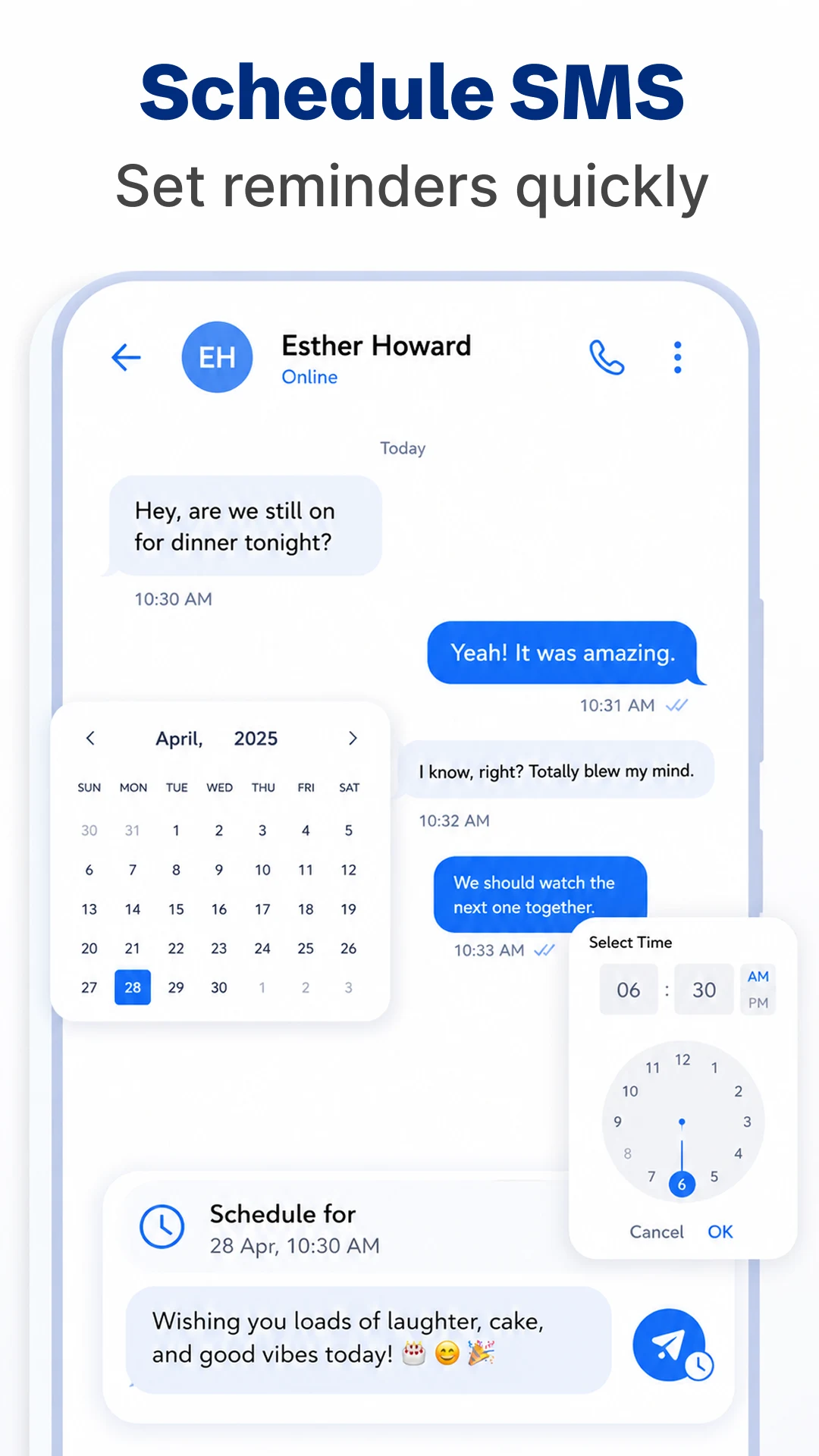 Messages: Text SMS Messenger screenshot